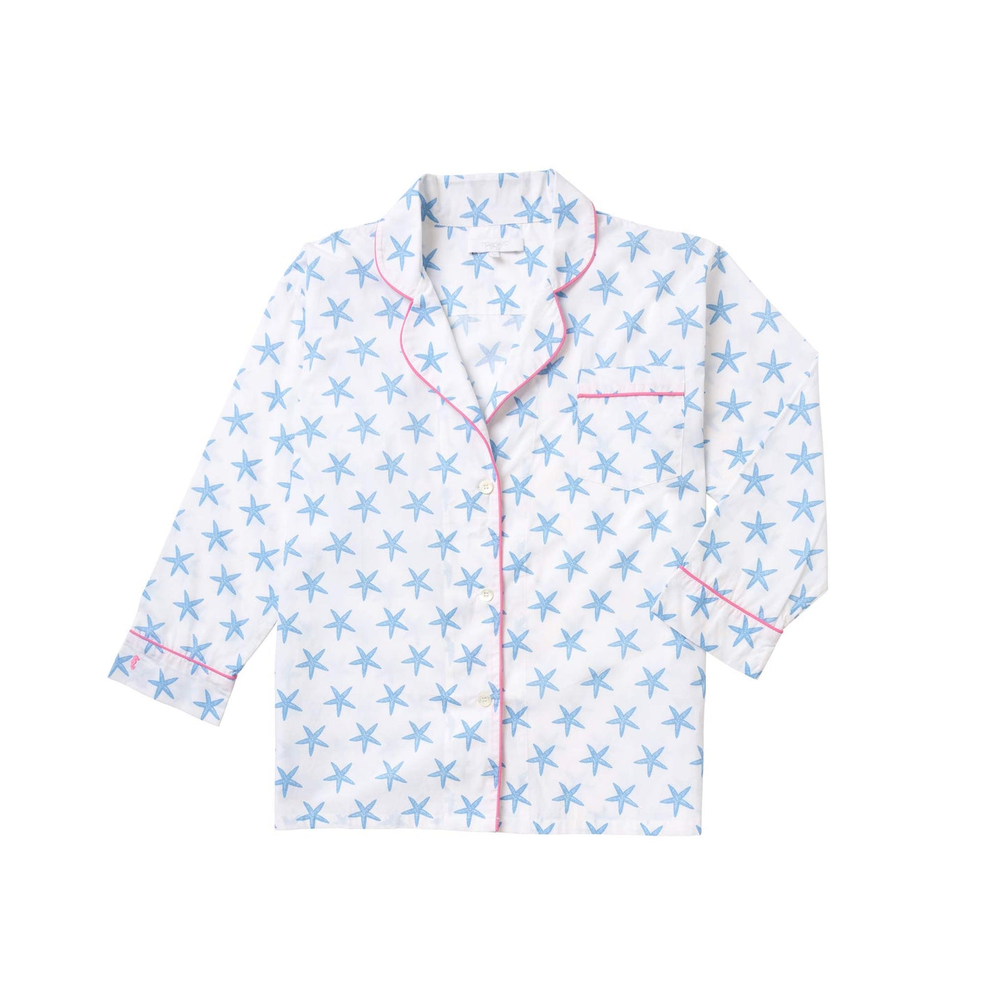 Lorient Block Print Long Pajama Set - Sale