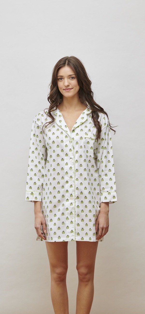 Lorient Block Print Nightshirt - Sale