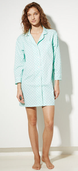 Lorient Block Print Nightshirt - Sale
