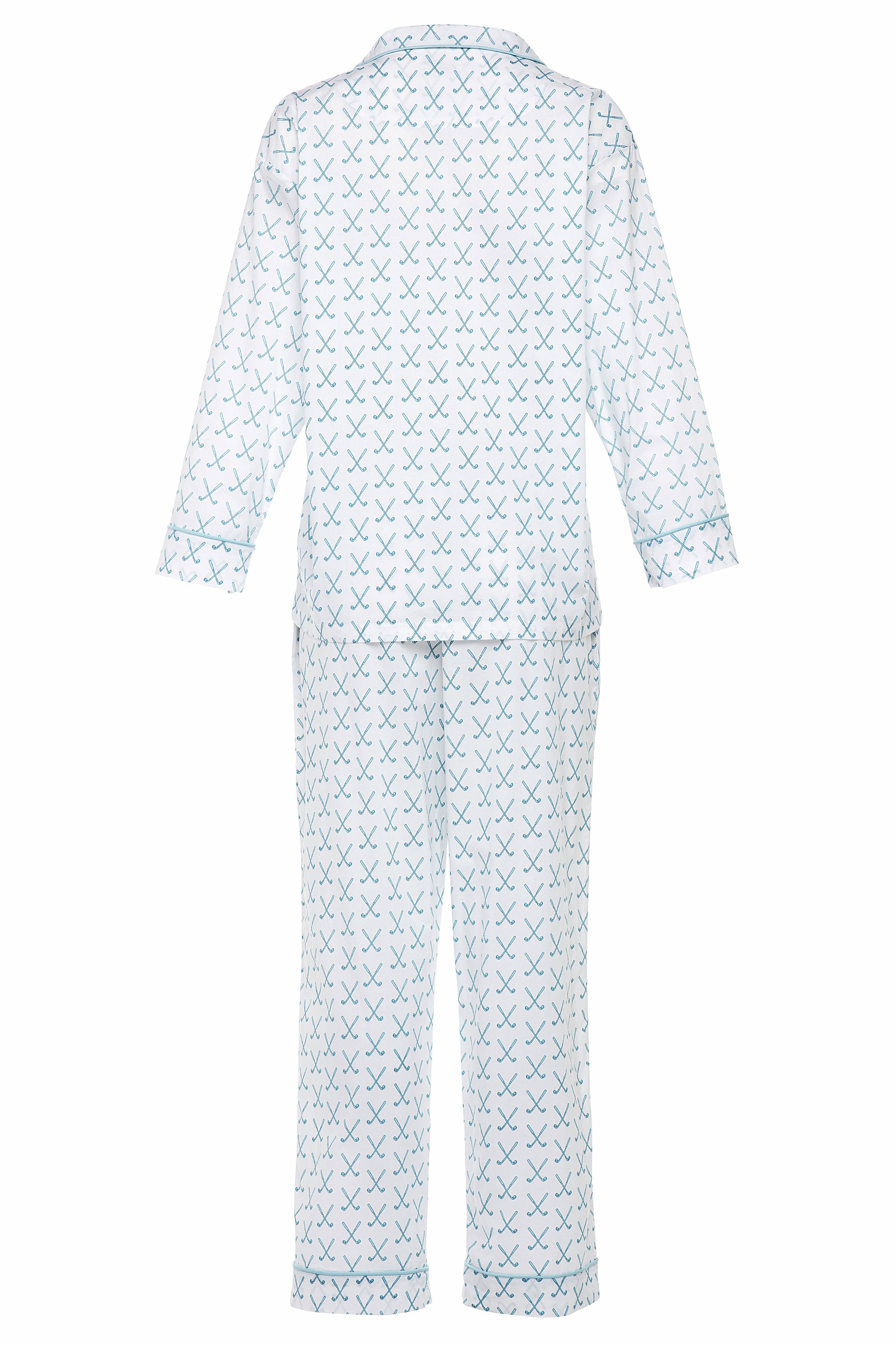 Lorient Block Print Long Pajama Set - New | Marigot Collection